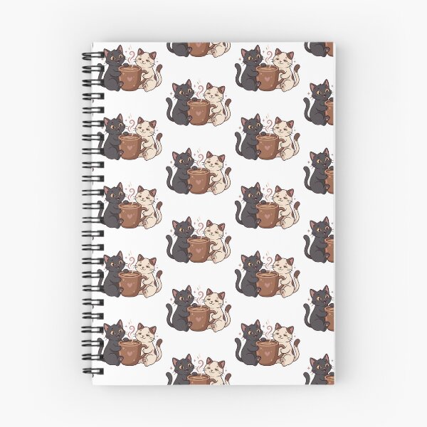 Item preview, Two Cats Sharing a Cozy Coffee Break designed and sold by PinkyDona.