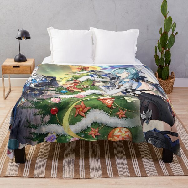 Aperçu de l'œuvre Noël de Genshin Impact créée et vendue par DeviantMerch.