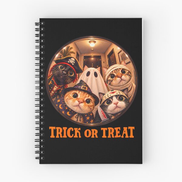 Item preview, Trick Or Treat Cats Team Open The Door Meme Spooky Halloween designed and sold by Alzasshop.