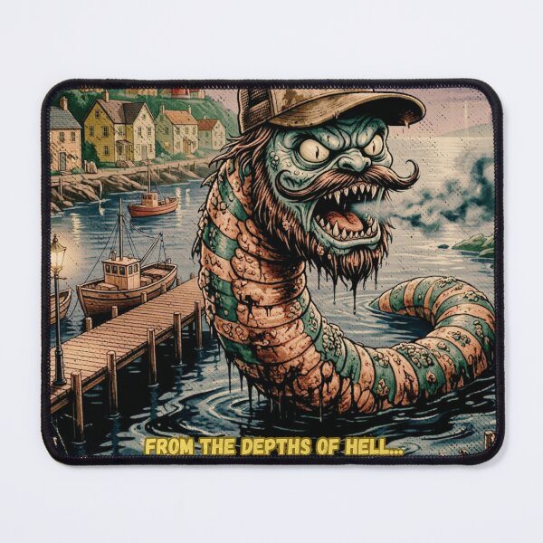 Item preview, Vintage Horror Bearded Fireworm designed and sold by BeardedFireworm.