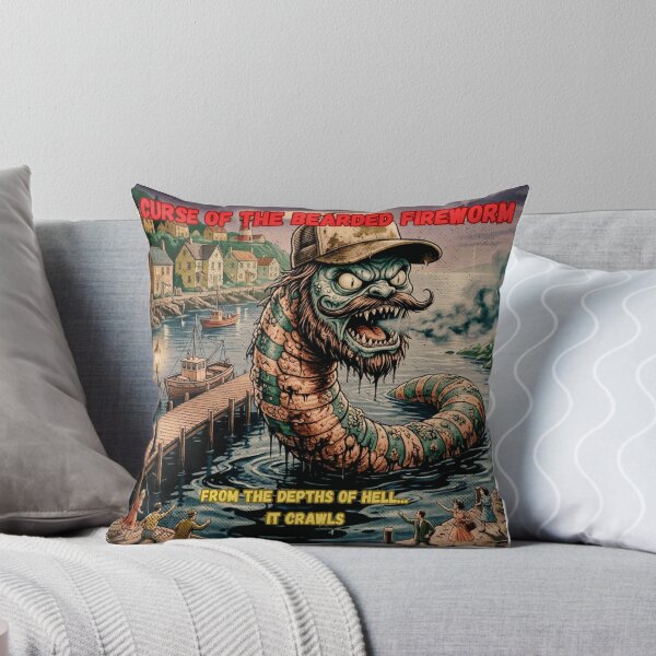 Item preview, Vintage Horror Bearded Fireworm designed and sold by BeardedFireworm.