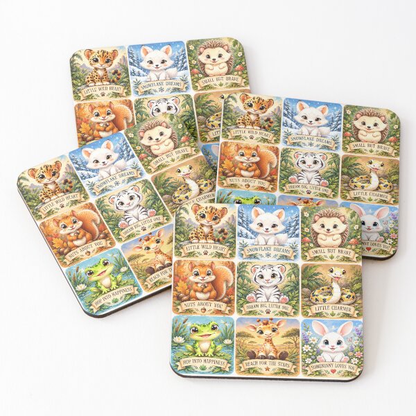Item preview, Cute Baby Animals Collection – Motivational Quotes designed and sold by thirtyonestars.