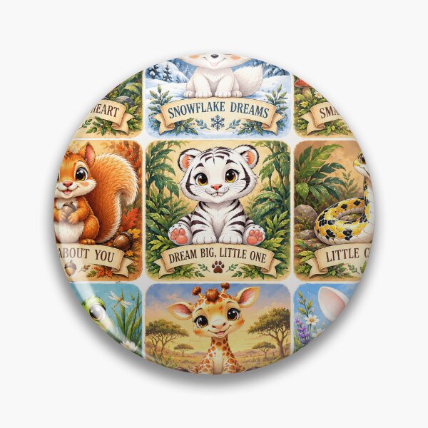 Item preview, Cute Baby Animals Collection – Motivational Quotes designed and sold by thirtyonestars.