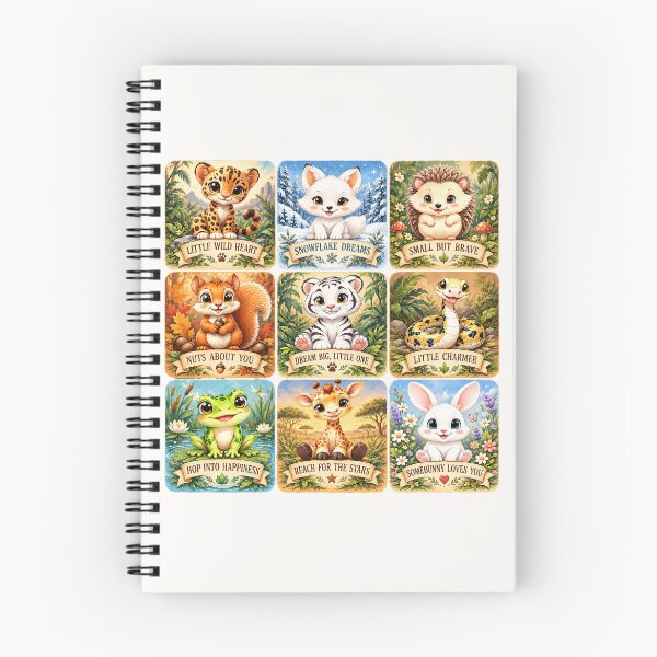 Item preview, Cute Baby Animals Collection – Motivational Quotes designed and sold by thirtyonestars.