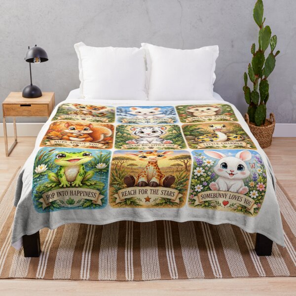 Item preview, Cute Baby Animals Collection – Motivational Quotes designed and sold by thirtyonestars.
