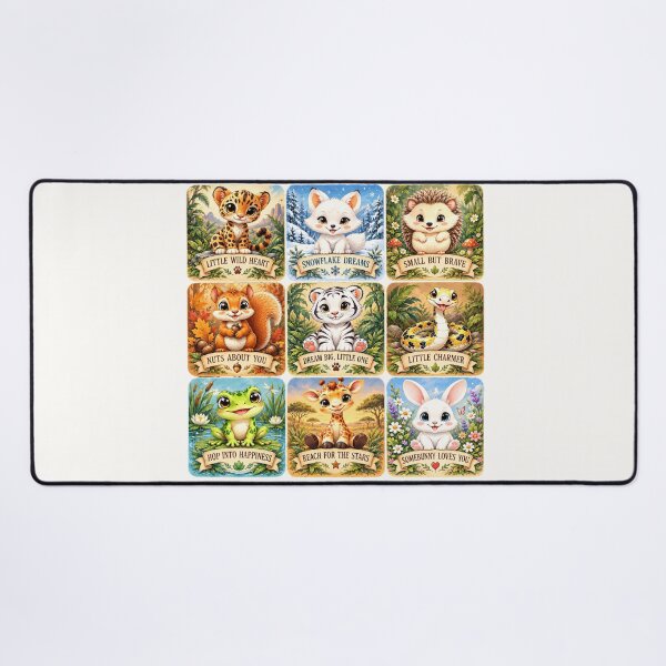 Item preview, Cute Baby Animals Collection – Motivational Quotes designed and sold by thirtyonestars.
