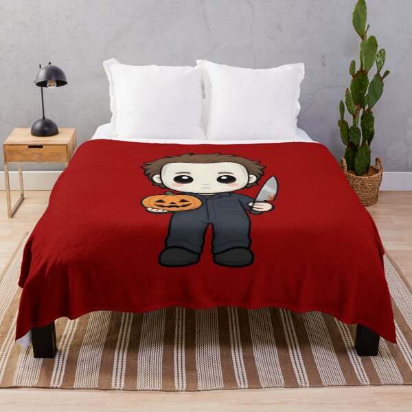 Item preview, Cute Chibi Michael Myers designed and sold by UrbaneVibeCo.