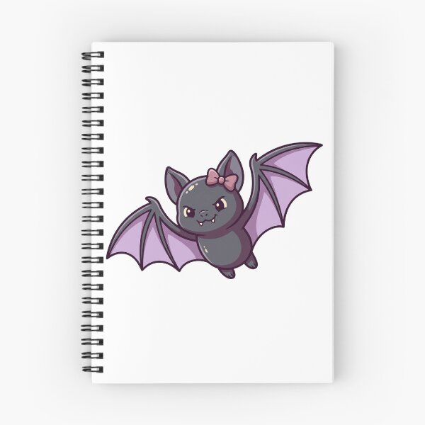 Item preview, Flying Kawaii Bat With Pink Bow designed and sold by PinkyDona.