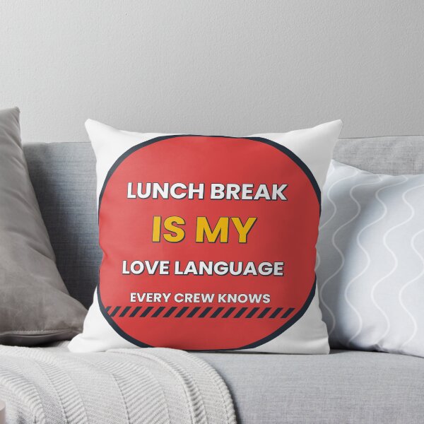 Item preview, Lunch Break Is My Love Language Funny Crew designed and sold by BigMachineprint.