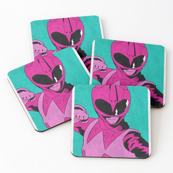 Item preview, RANGER ROSA - Power Rangers Poderosos (Arte Pop) designed and sold by FamousWeirdosRB.