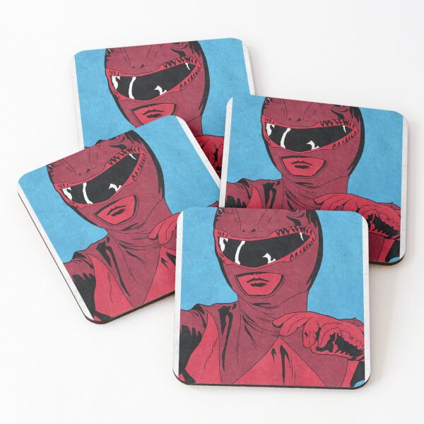 Item preview, RANGER ROJO - Power Rangers Poderosos (Arte Pop) designed and sold by FamousWeirdosRB.