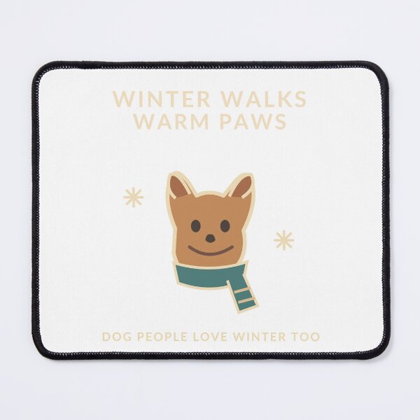 Item preview, Winter Walks Warm Paws Cozy Dog Lover Shirt designed and sold by Gifts0.