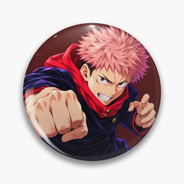 Item preview, Yuji Itadori Punch Pose – Jujutsu Kaisen Anime Sticker designed and sold by -Kaori.