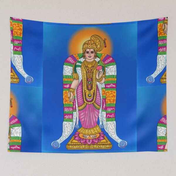 Item preview, Goddess Meenakshi Digital Drawing | Hindu Goddess Artwork designed and sold by Harshit_Digital_Arts.