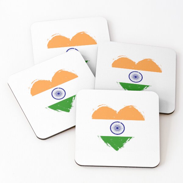 Item preview, Distressed India Flag Heart IN designed and sold by shitpostee.