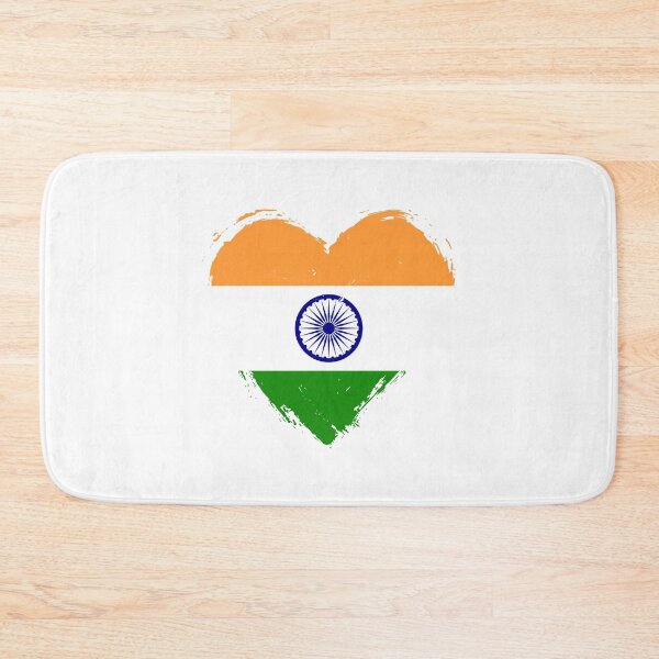 Item preview, Distressed India Flag Heart IN designed and sold by shitpostee.