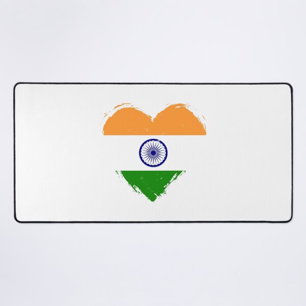 Item preview, Distressed India Flag Heart IN designed and sold by shitpostee.