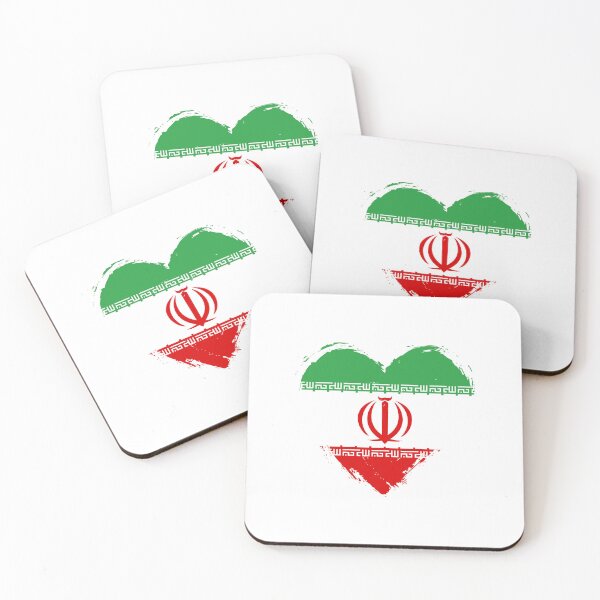 Item preview, Distressed Iran Flag Heart IR designed and sold by shitpostee.
