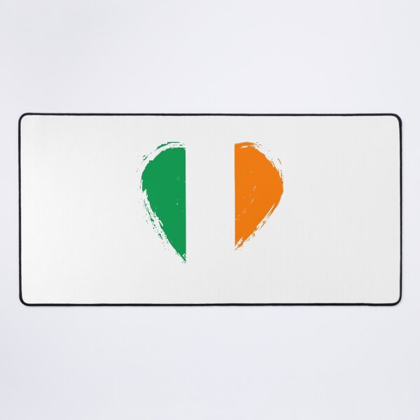 Item preview, Distressed Ireland Flag Heart IE designed and sold by shitpostee.