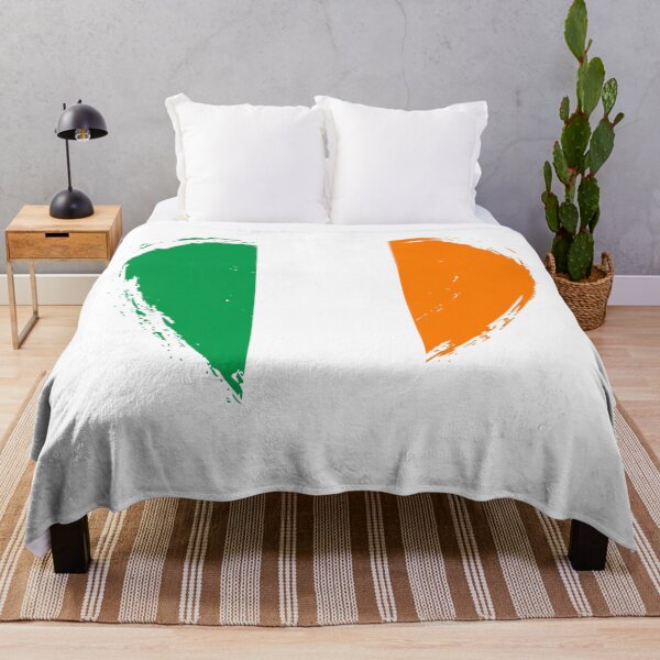 Item preview, Distressed Ireland Flag Heart IE designed and sold by shitpostee.