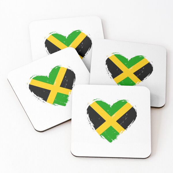 Item preview, Distressed Jamaica Flag Heart JM designed and sold by shitpostee.