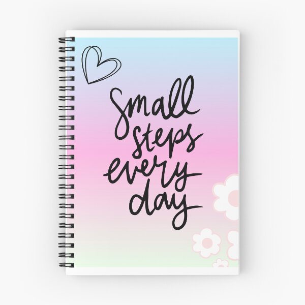 Item preview, Small steps every day inspirational quote designed and sold by Aud’s Art Shop.