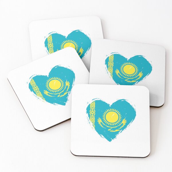 Item preview, Distressed Kazakhstan Flag Heart KZ designed and sold by shitpostee.