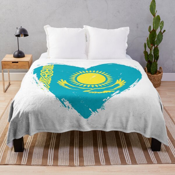 Item preview, Distressed Kazakhstan Flag Heart KZ designed and sold by shitpostee.
