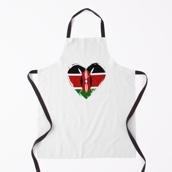 Item preview, Distressed Kenya Flag Heart KE designed and sold by shitpostee.