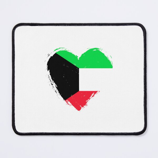 Item preview, Distressed Kuwait Flag Heart KW designed and sold by shitpostee.