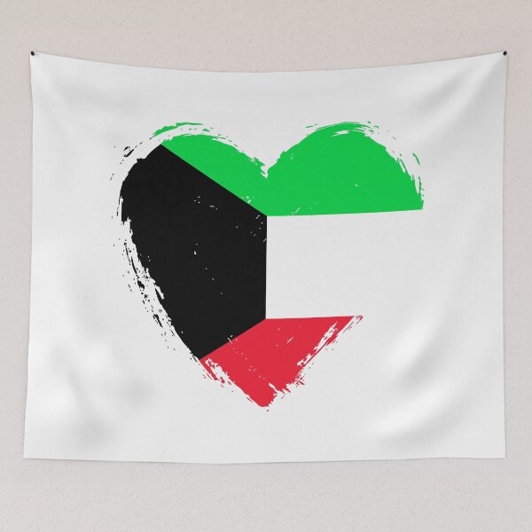 Item preview, Distressed Kuwait Flag Heart KW designed and sold by shitpostee.