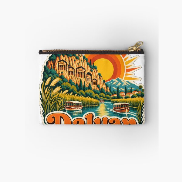 Item preview, Dalyan Turkey Travel Souvenir - Retro Illustration designed and sold by VisualArtsOasis.