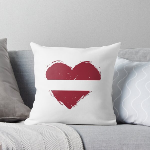 Item preview, Distressed Latvia Flag Heart LV designed and sold by shitpostee.