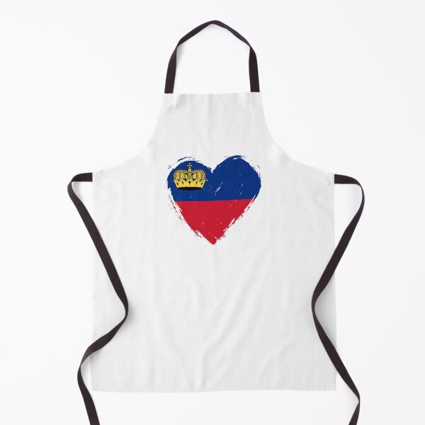 Item preview, Distressed Liechtenstein Flag Heart LI designed and sold by shitpostee.