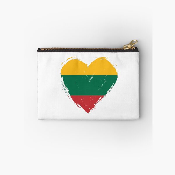 Item preview, Distressed Lithuania Flag Heart LT designed and sold by shitpostee.