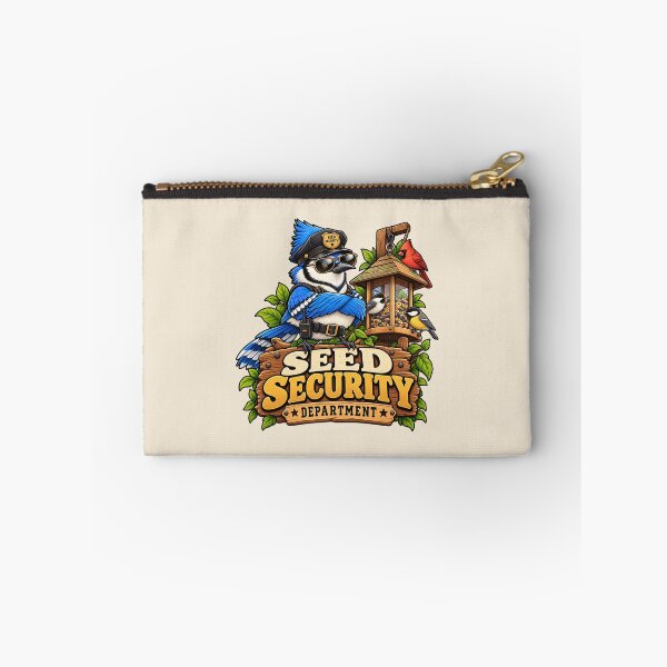 Item preview, Seed Security Department – Funny Blue Jay Birdwatching Design designed and sold by DIB Designs – Express Your Style.