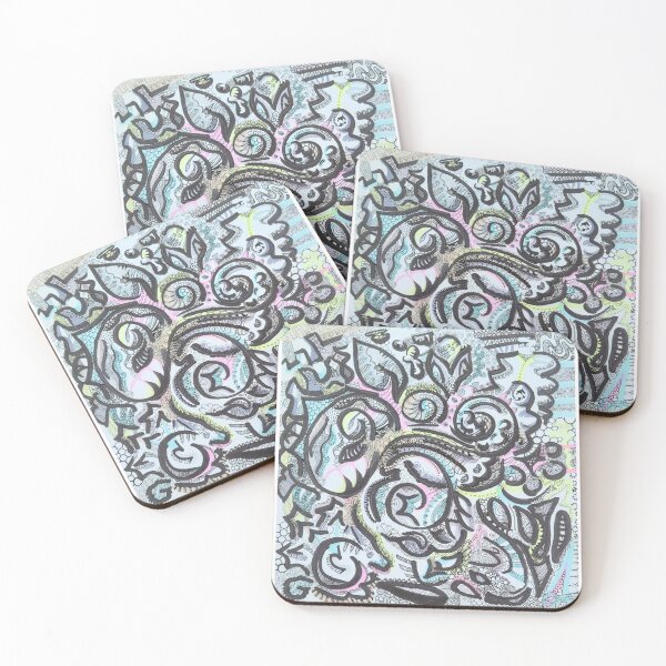 Item preview, Abstract Floral Pattern designed and sold by The Gremlin's Studio.