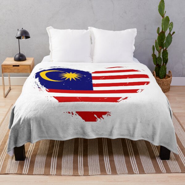 Item preview, Distressed Malaysia Flag Heart MY designed and sold by shitpostee.