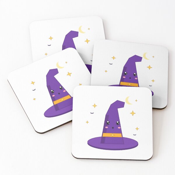 Item preview, Cute Kawaii Witch Hat Character Sticker Spooky Halloween Season Art designed and sold by PRIME4YOU.