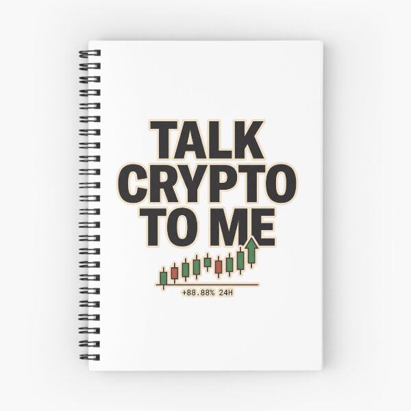 Item preview, Talk Crypto To Me Bullish Candlestick Chart designed and sold by Seeding Serendipity.