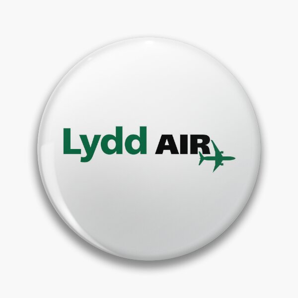 Item preview, Lydd Air Airline Logo with Green Airplane Silhouette designed and sold by ponstreetphoto.