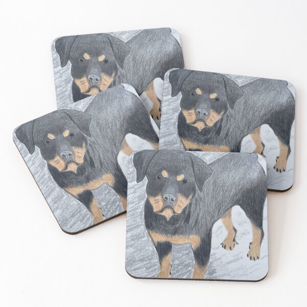 Item preview, Rottweiler Puppy – Colored Pencil Dog Portrait designed and sold by RichartzArt.