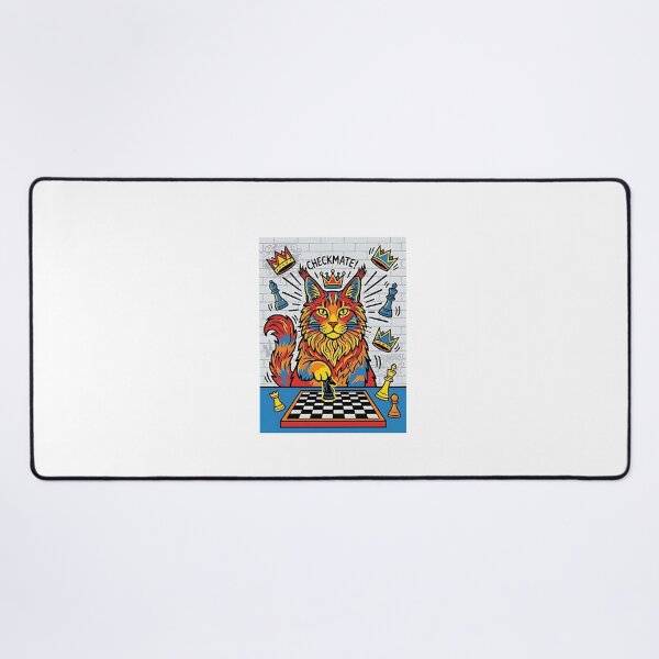 Item preview, Maine Coon Chess Grandmaster designed and sold by PictoVibe.