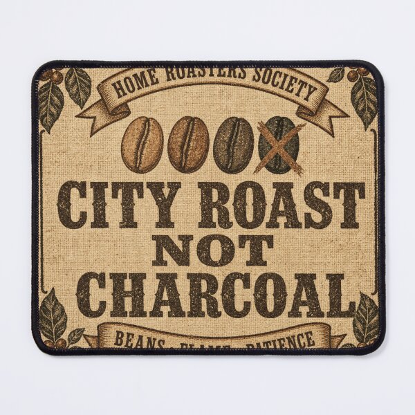 Item preview, City Roast Not Charcoal Roast Level Humor designed and sold by BoosterShop.