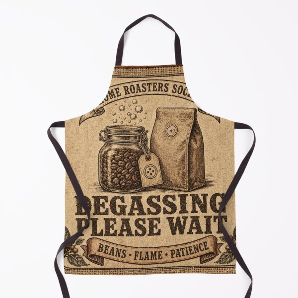 Item preview, Degassing Please Wait Fresh Roasted Coffee designed and sold by BoosterShop.