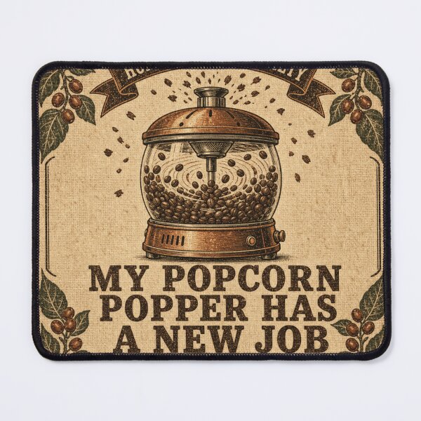 Item preview, My Popcorn Popper Has A New Job Coffee Roasting Hobby designed and sold by BoosterShop.
