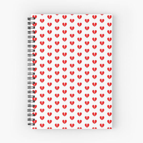 Item preview, Red Cracked Broken Heart Anti Valentine Design designed and sold by pattern-archive.