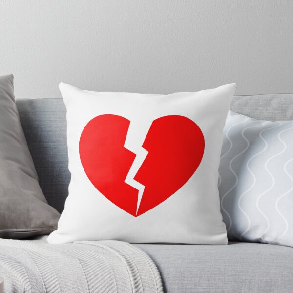 Item preview, Red Cracked Broken Heart Anti Valentine Design designed and sold by pattern-archive.