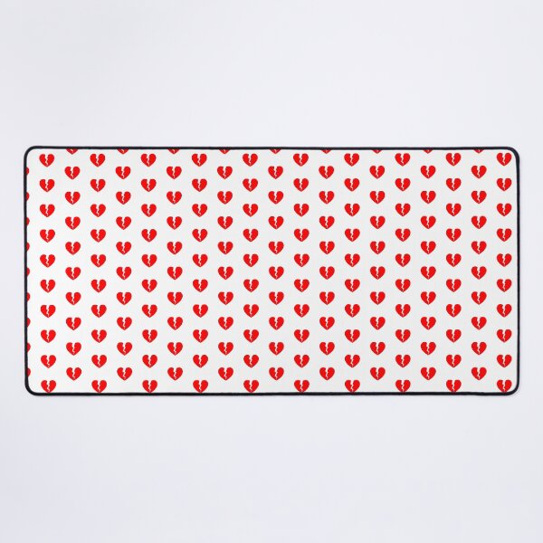 Item preview, Red Cracked Broken Heart Anti Valentine Design designed and sold by pattern-archive.