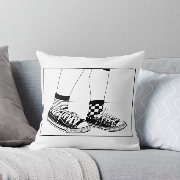 Item preview, Checkerboard Low-Top Sneakers and Socks Illustration designed and sold by xDannyShermanx.